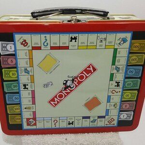 Monopoly Metal Lunchbox Tin Collectible - Game Not Included